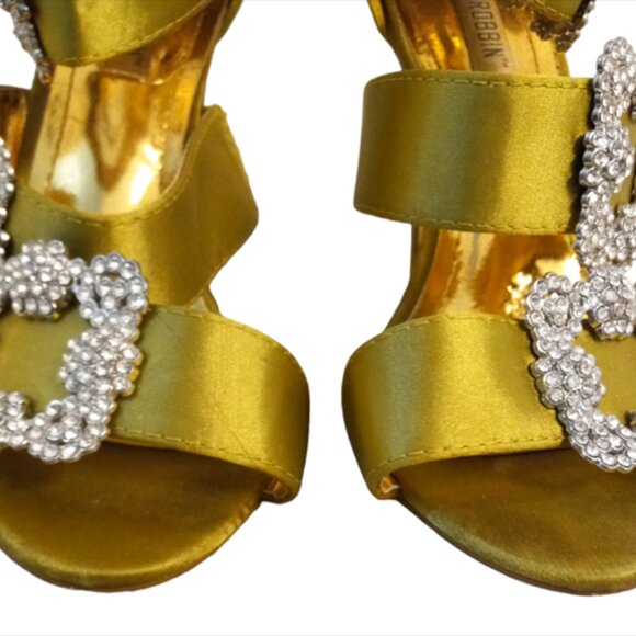 Cape Robbin Sexy Strappy Buckle Olive Stiletto Heels - Picture 5 of 12